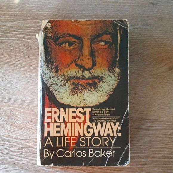 Ernest Hemingway: A Life Story by Carlos Baker Paperback Classic 1968 Discuss 80 - Picture 1 of 9